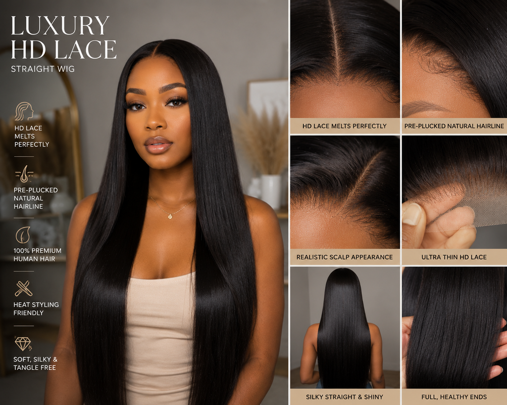 Luxury Straight HD Wig
